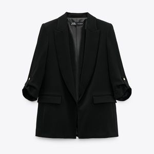 Zara Blazer with Rolled Up Sleeves
